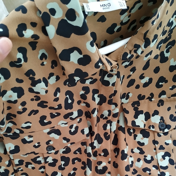 Mango Leopard print Shirt - Picture 4 of 10